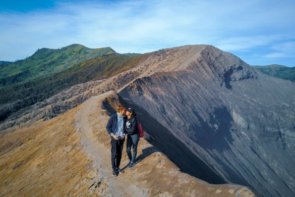 Notre ascension du volcan Bromo sur l’île de Java en Indonésie